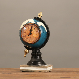 American Style Home Retro Globe Small Ornaments Wine Cabinet TV Cabinet Decorations Living Room Crafts