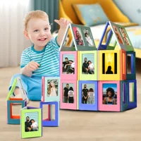 Трансграничный хит продаж Polaroid 3inch магнитный лист стол креативный DIY магнитный забавный маленький фоторамка прозрачная фоторамка полая