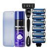 Razor, blade, set, shaving foam, storage system, 5 floors