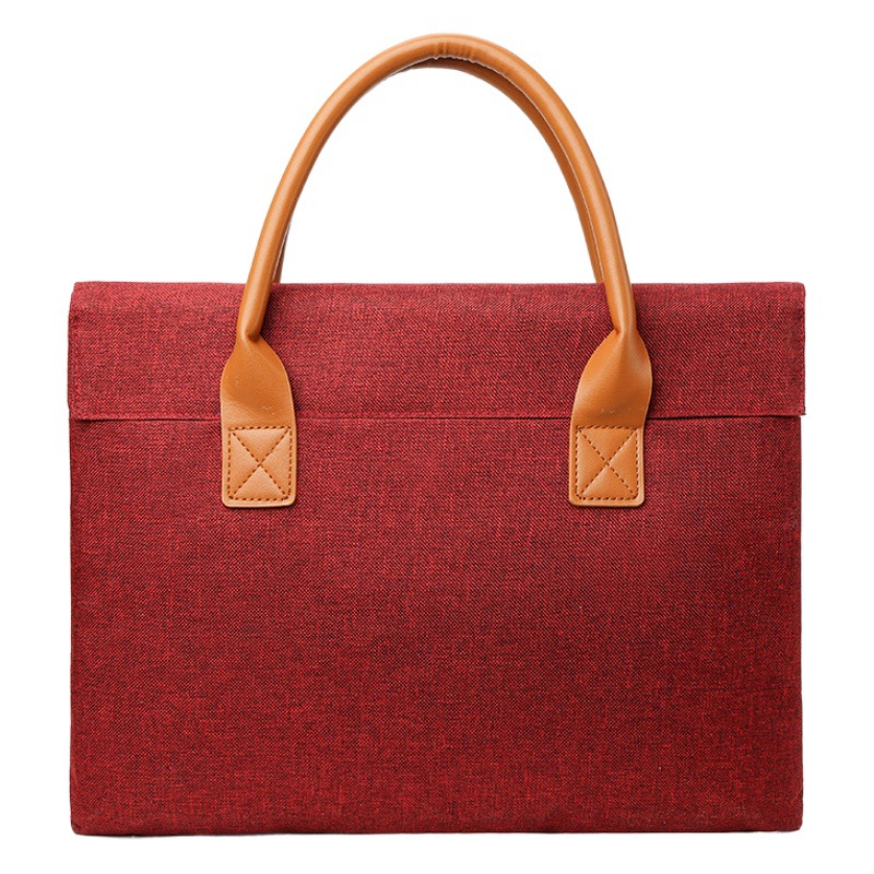Cross-border New Fashion Laptop Bag Business 15.6 Laptop Bag Lightweight Simple Men's Briefcase
