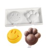 Factory direct selling DIY silicone ice cream mold four -connected popsicle ice cream mold three -lid built pop popsicle mold