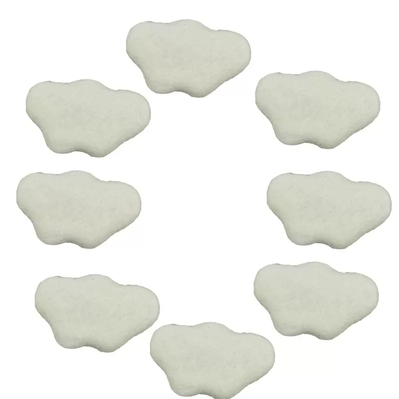 羊毛毡云朵手工云朵  房间装饰 拍摄道具 饰品头饰毛毡云朵