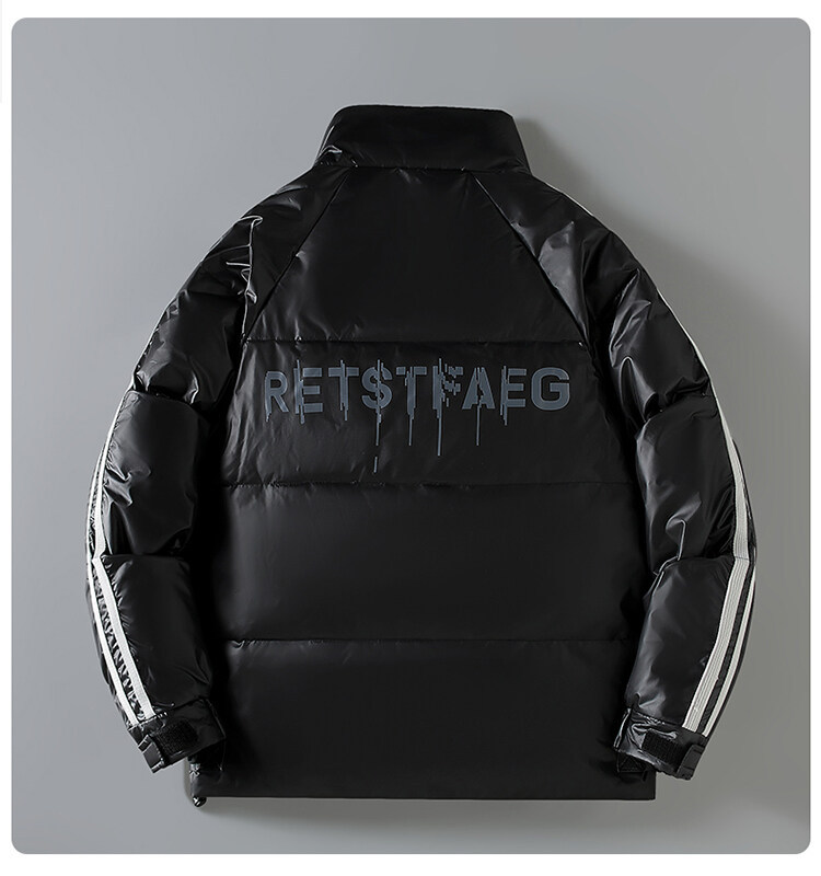 Piumino da uomo nuovo autunno e inverno 2024 caldo piumino d'anatra bianco di tendenza con colletto in piedi ispessito_voghion.com