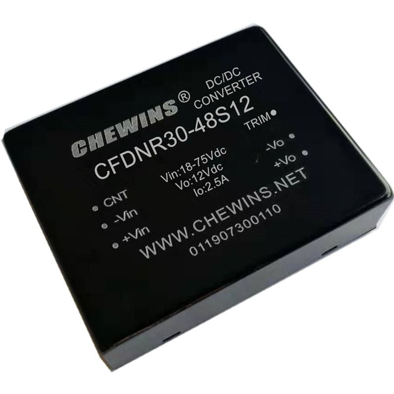 DC-DC电源模块18-75V输入48V转12V 30W隔离稳压输出CFDNR30-48S12