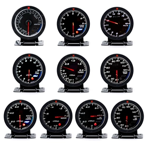 60mm Avtomobil Modifikasiya Cihazı: Turbo, Su/Yağ Temperaturu, Yağ Təzyiqi, Gərginlik, AFR