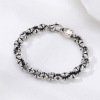 Men's silver bracelet, trend retro accessory, wholesale, silver 925 sample