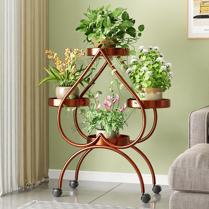 ∂♯♯♯♯♯ 업그레이드된 적동색 - 두껍고 두꺼운 세면대 4개 [무료 범용 바퀴] ∂♯♯♯♯♯