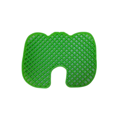 Tpe Seat Cushion Honeycomb Gel Cushion Gel Car Home Seat Soft Breathable Office High Elastic Egg Cushion (Cool pad) - green-gasket