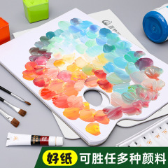 青竹の水の粉のパレットの美術の絵の具のパレットは使い捨てで洗ってはいけません。
