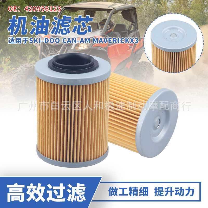 420956123 applicable to Bombardier Sea-Doo Can-Am Maverick X3 oil filter element filter