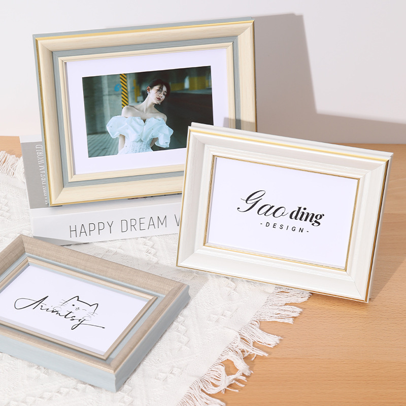 Nordic ins style simple photo frame 6 inch 7 inch 8 inch high sense A4 photo studio photo decoration photo frame wholesale