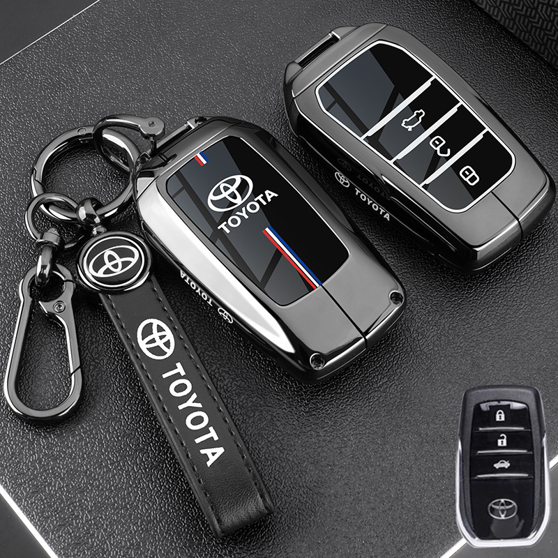 Suitable for Toyota Key Cover Chr Hilux Fortuner Cooluze Camry Corolla Rav4 Highlander