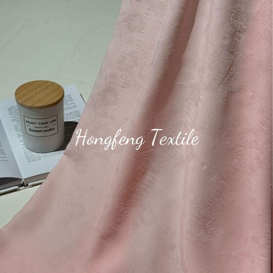 Plain Silk-like Platycodon Flower Butterfly Jacquard Fabric Spring and Autumn New Chinese dress Shirt Top Clothing Fabric