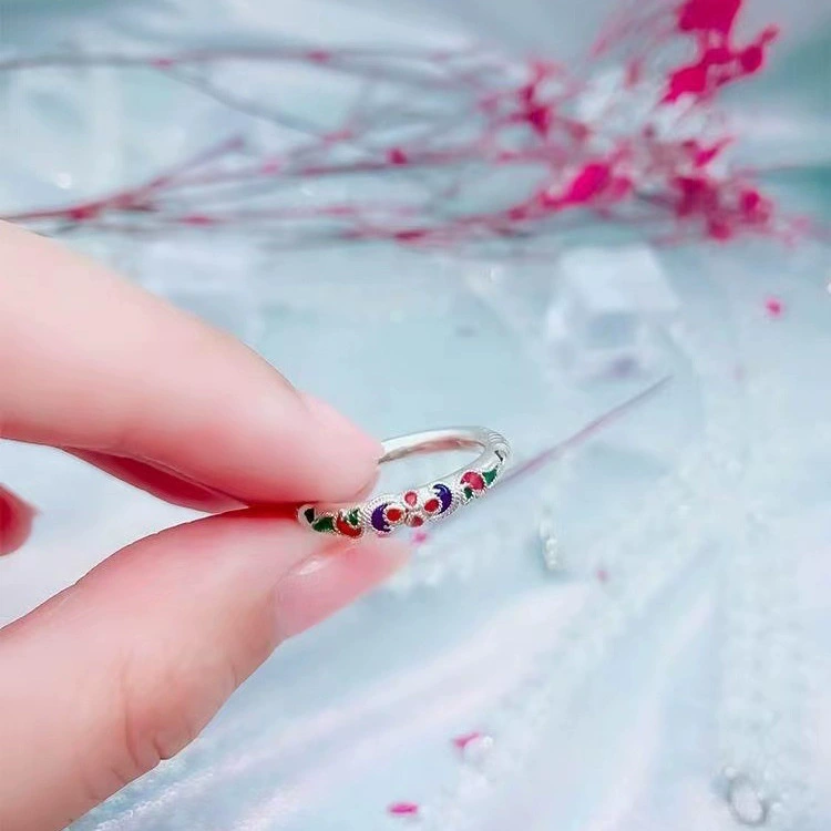 Enamel handmade, ring, accessory, 2023 collection, Thailand