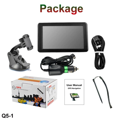 Cross-border e-commerce foreign trade portable 5/7/9 inch car GPS navigator HD 8G general car truck (Car Convenient GPS Navigation) - europe-5-inch-gps-navigator