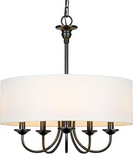 爆款亚马逊卧室餐厅农舍酒吧咖啡厅展厅过道走廊客房布罩吸顶吊灯