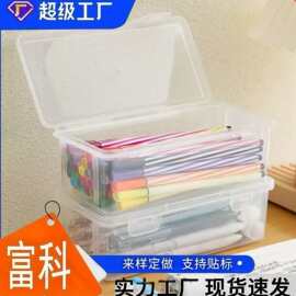 铅笔收纳盒大容量透明文具笔筒装彩铅儿童蜡笔绘画素描笔收纳批发