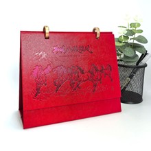 2026马年台历定制logo创意桌面收纳摆件礼盒装商务送礼公司企业