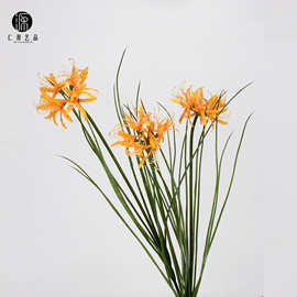 工厂直销 仿真花彼岸花风雨兰 曼殊沙华绢花婚庆假花插花古风装饰