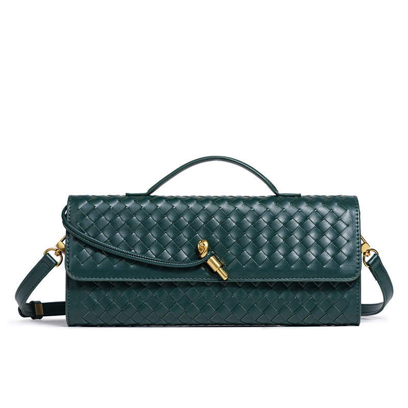 European and American Amazon Cross-Border Hot-Selling Women's Hand-Woven Evening Bag with Clasp Closure, Fashionable and Versatile Clutch Bag European and American Amazon Cross-Border Hot-Selling Women's Hand-Woven Evening Bag with Clasp Closure, Fashionable and Versatile Clutch Bag