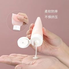 Cosmetics dispensing bottle hose squeeze travel set shampoo shower gel facial cleanser lotion portable empty bottle