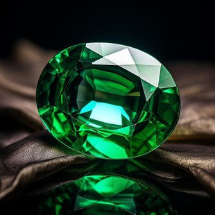 Laboratory-Grown Emerald Zambia Colombia 5*7mm Colored Gemstone Synthetic Imitation Gemstone