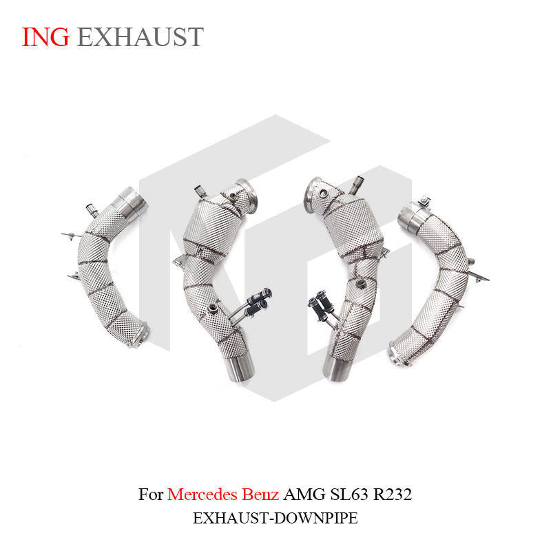 Suitable for Mercedes-Benz AMG SL63 R232 stainless steel car exhaust muffler downpipe