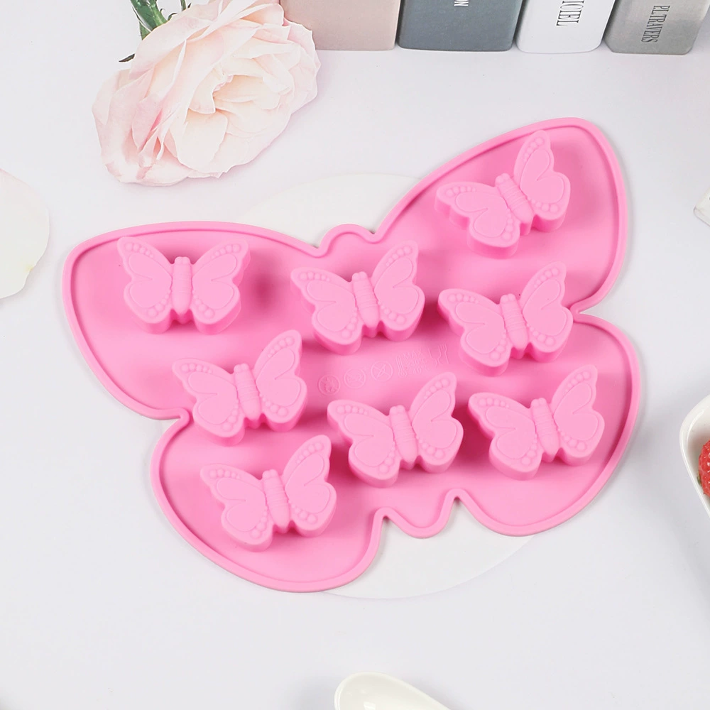 Acrylic silicone mold with butterfly, DIY