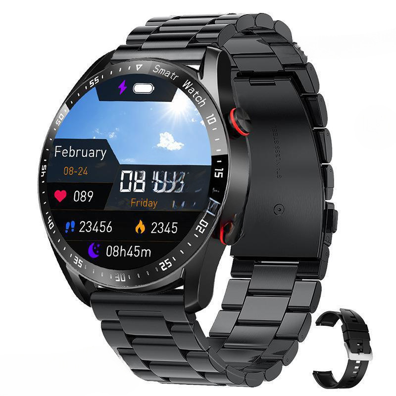 Smart Watch 20 Smart Watch + Business Silicone Strap 1.46 Large Screen Bluetooth Call