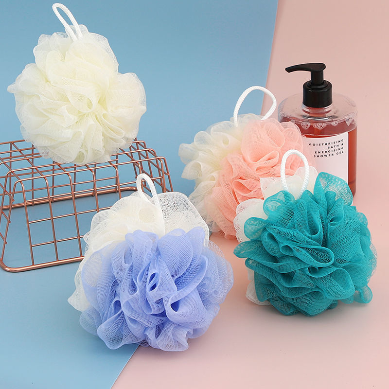 Bola de baño de flores Bola de baño espuma de nuevo baño de gran tamaño linda chica suave