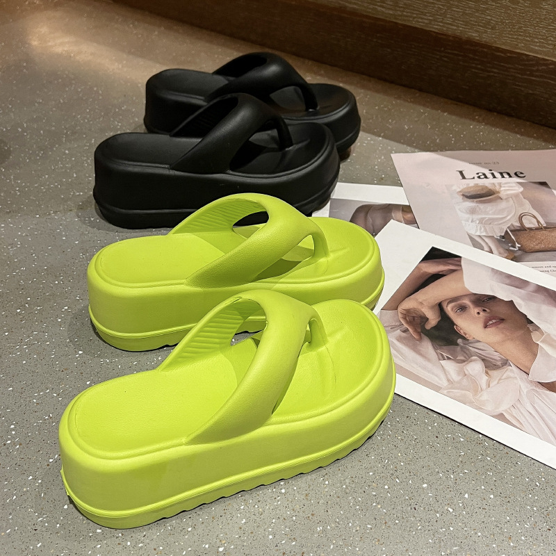 Eva Flip-Flops for Women, Summer Outdoor Internet Celebrity, Non-Slip, Ultra-Thick-Soled Flip-Flops, Beach Sandals Eva Flip-Flops for Women, Summer Outdoor Internet Celebrity, Non-Slip, Ultra-Thick-Soled Flip-Flops, Beach Sandals