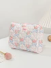 K1198-pink rose blue knot-M