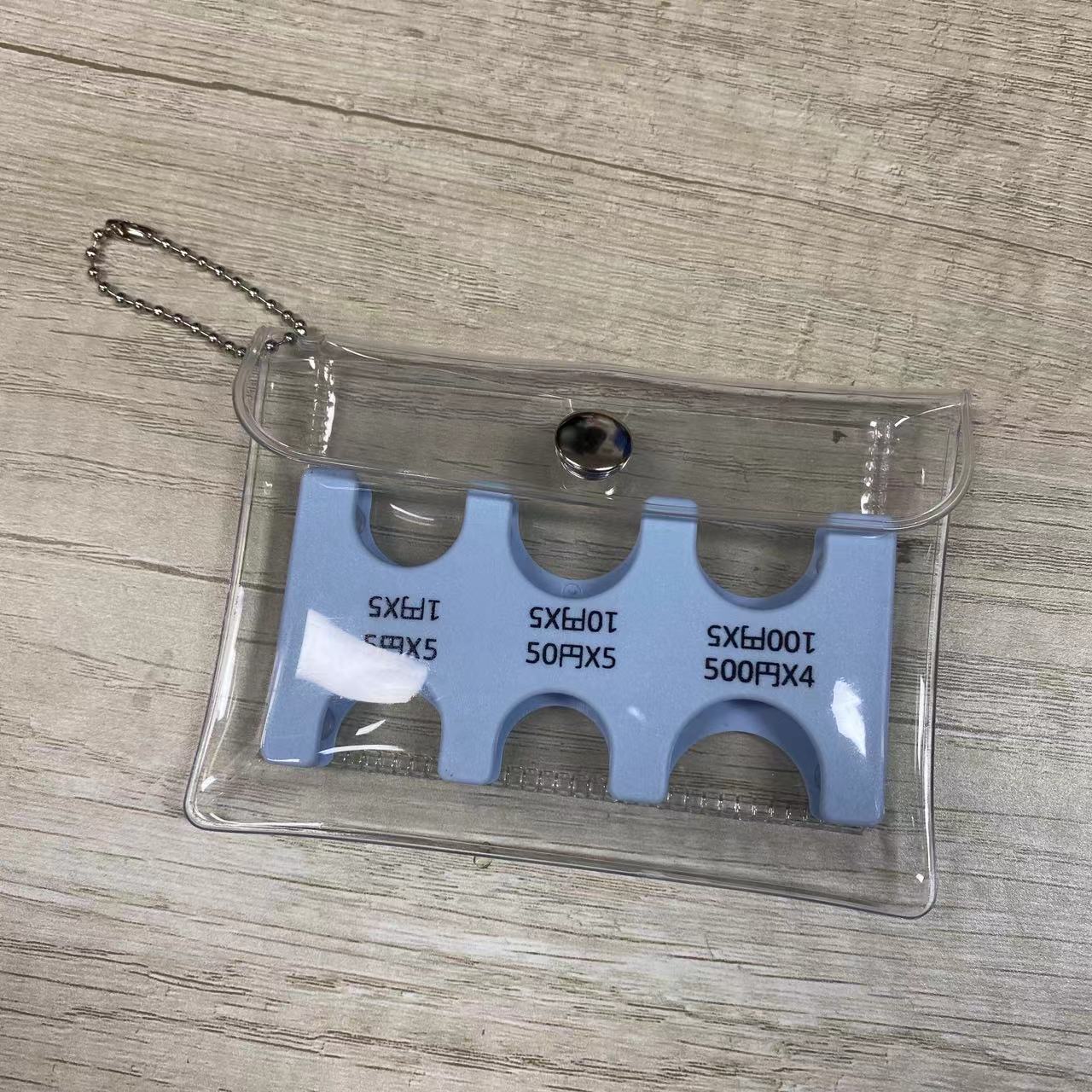 Clip de moneda promocional spot al por mayor monedero de PVC bolso de almacenamiento de coche para hombre billetera de moneda creativa de gran capacidad para mujer