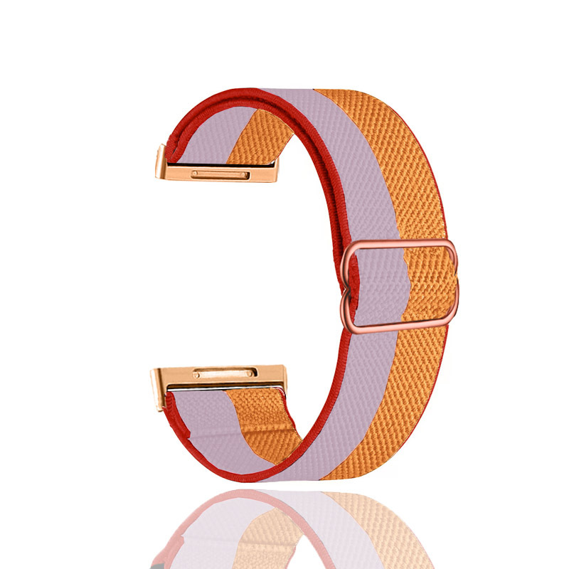 Adecuado para Fitbit Sense/Sense2/Versa 3/4 correa elástica Versa2 con correa de reloj de hebilla grande