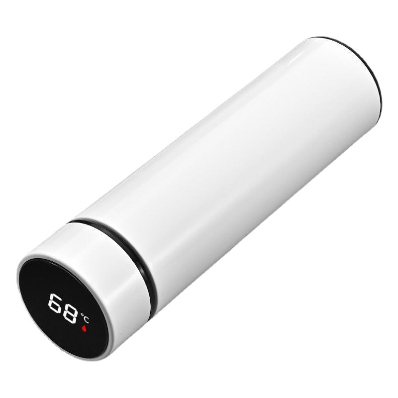 Taza termo de medición de temperatura inteligente logotipo personalizado 304 acero inoxidable regalos de negocios taza de té para hombres olla portátil de alta calidad