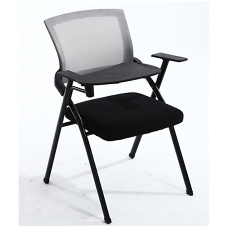 Silla de entrenamiento plegable con tablero de escritura (personalidad gris)