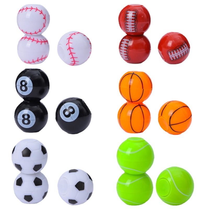 Nueva Venta caliente 35mm fútbol baloncesto Mesa bola dedo Gyro Vent descompresión 3,5 cm giratorio Gyro juguete