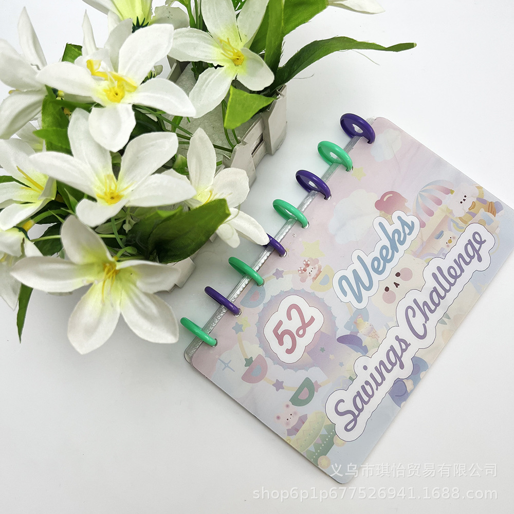 Ahorros Binder 52 Semana Ahorro Desafío 52 semanas ahorro Desafío Binder