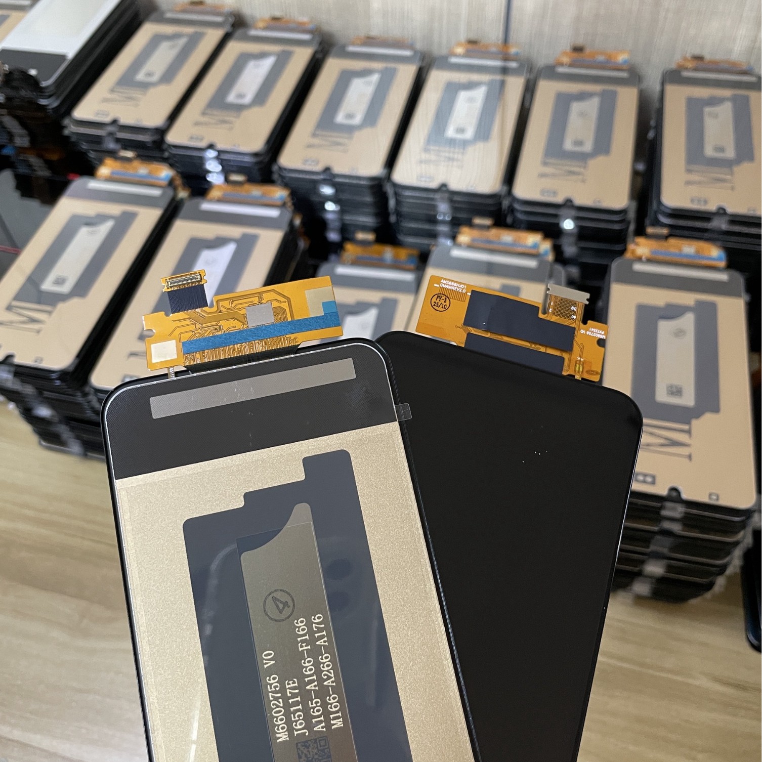 Aplicable a Samsung Galaxy A17 conjunto de pantalla LCD con marco wf