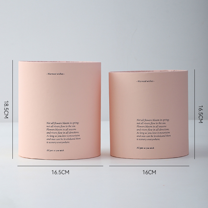 Cubo clásico de tres abrazos cubo redondo embalaje cubo arreglo de flores cubo floral DIY espejo de plata caja de flores