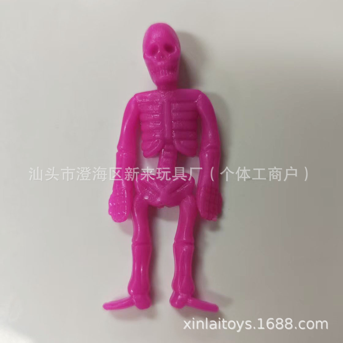 아마존 부드러운 플라스틱 뼈 남자 프레임 로즈 레드