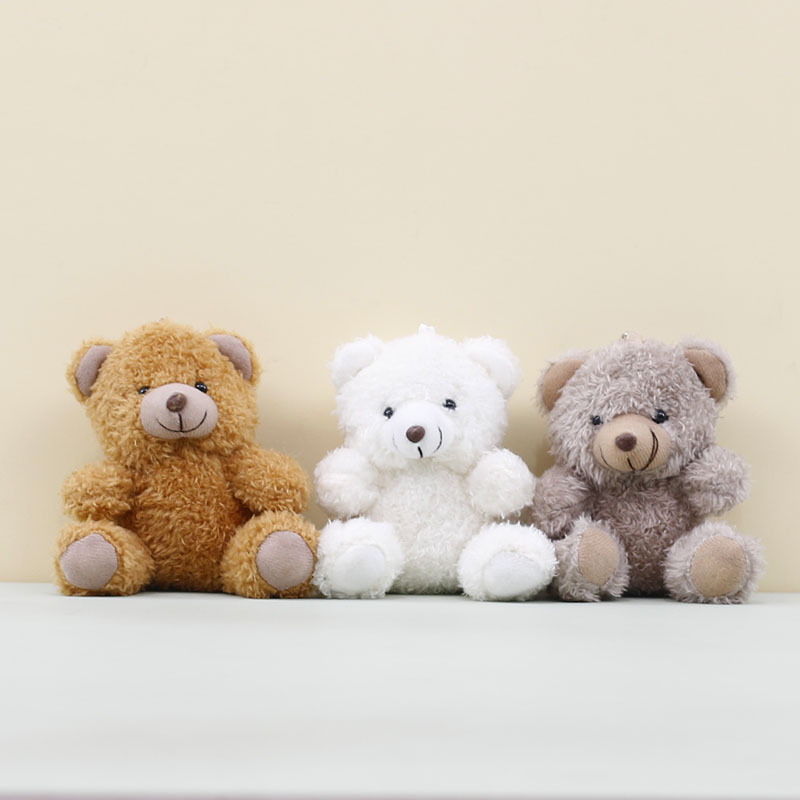 New Cute Teddy Bear Pendant Doll Bear Keychain Mobile Phone Case Hanging Accessories Bag Accessories Doll Doll