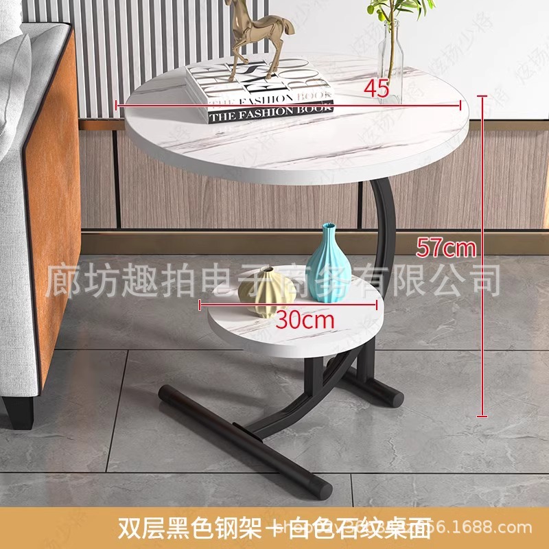 검은 색 프레임과 흰색 표면 45cm