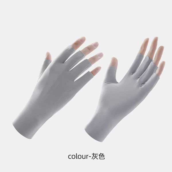 Light gray [half finger style]