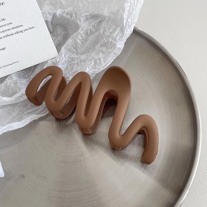 Clip de garra grande Placa de horquilla de acrílico horquilla hembra elegante temperamento tiburón clip tocado clip de Cabeza trasera horquilla