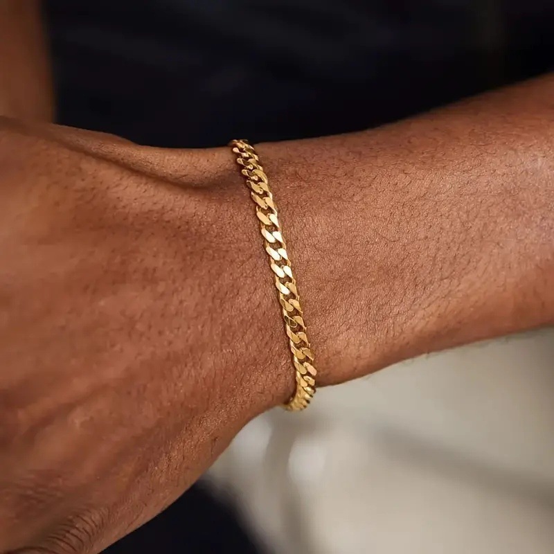 Braided Chain Double-layer Bracelet For Men And Women Gold Silver_voghion.com