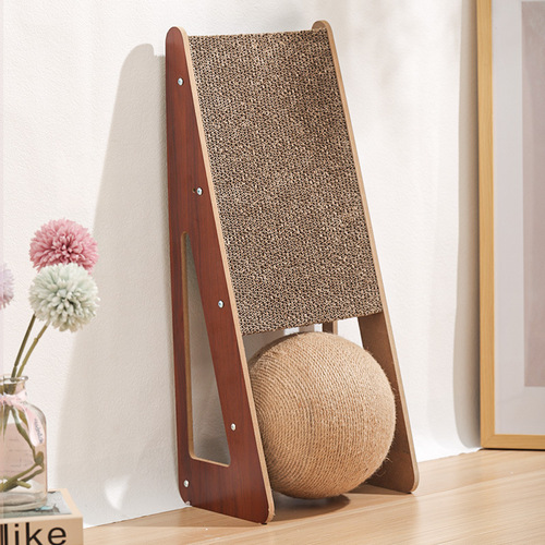 Pet cat scratching board cat toy cat claw board wholesale corrugated paper cat scratching board without crumbs large funny cat vertical wall