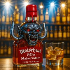 跨境恶魔造型威士忌酒瓶透明酒吧装饰摆件高硼硅玻璃密封工艺酒瓶
