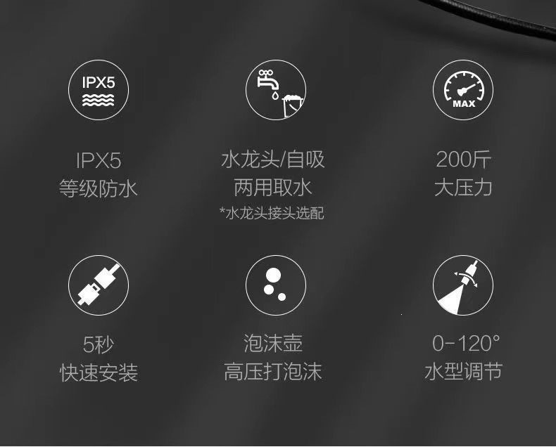 Greenfield Car Washing Machine 220V High-Pressure Household Car Automatic Foam Brush Car Washing Pump Cleaning Machine Car Washing Water Gun
