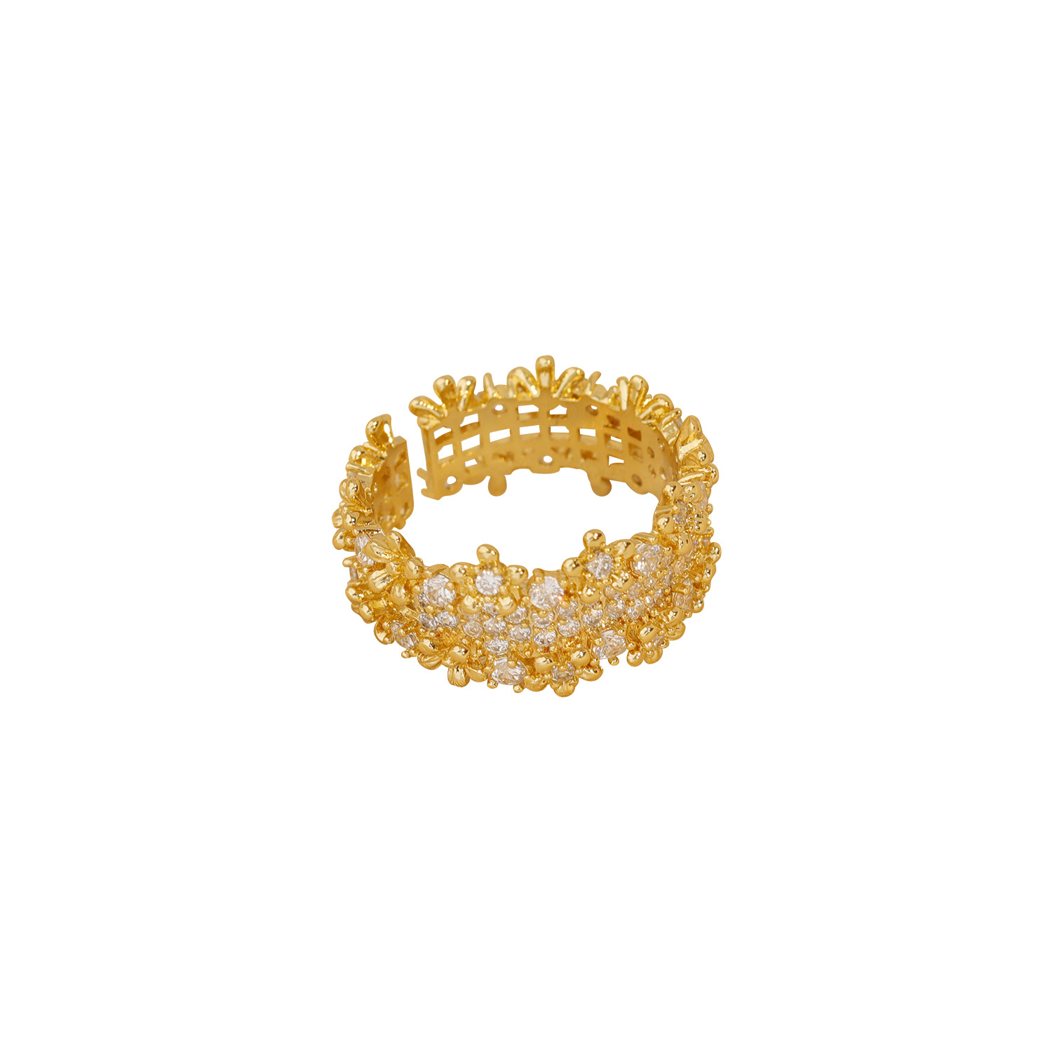 Small design brand ring
